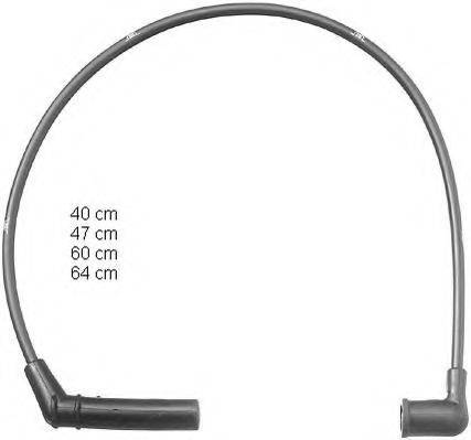 Комплект проводов зажигания BERU ZEF1104 Комплект проводов зажигания BERU ZEF1104