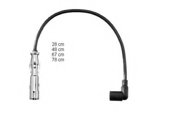Комплект проводов зажигания BERU ZEF1496 Комплект проводов зажигания BERU ZEF1496