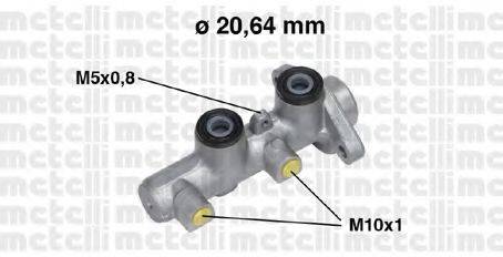 Главный тормозной цилиндр METELLI 05-0514 Главный тормозной цилиндр METELLI 05-0514