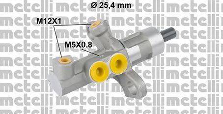 Главный тормозной цилиндр METELLI 05-0811 Главный тормозной цилиндр METELLI 05-0811
