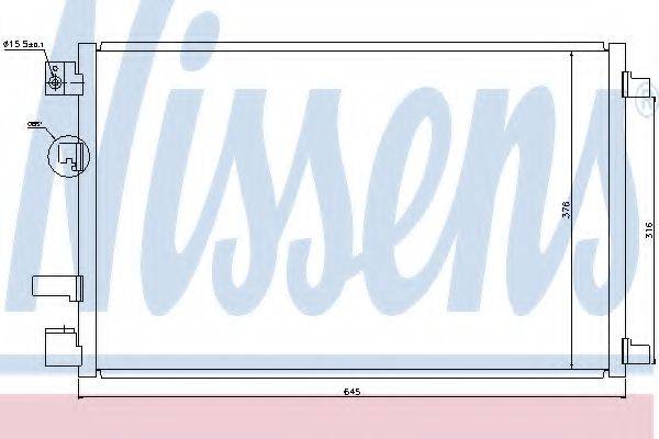 Конденсатор, кондиционер NISSENS 940040