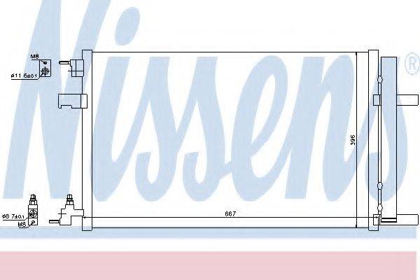 Конденсатор, кондиционер NISSENS 940135