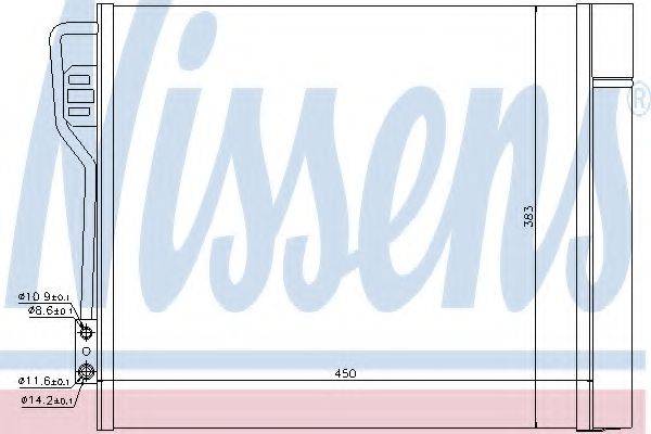 Конденсатор, кондиционер NISSENS 940185 Конденсатор, кондиционер NISSENS 940185