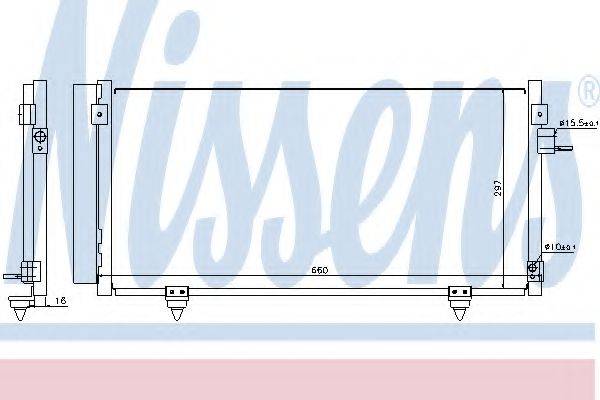 Конденсатор, кондиционер NISSENS 940257 Конденсатор, кондиционер NISSENS 940257