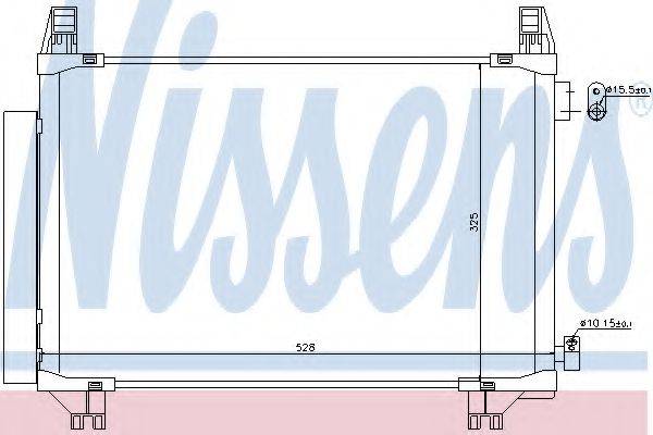 Конденсатор, кондиционер NISSENS 940270 Конденсатор, кондиционер NISSENS 940270