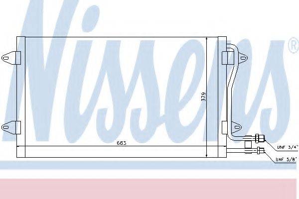 Конденсатор, кондиционер NISSENS 94258 Конденсатор, кондиционер NISSENS 94258