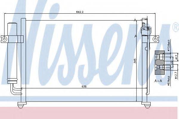 Конденсатор, кондиционер NISSENS 94646