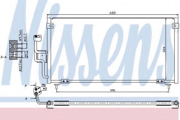 Конденсатор, кондиционер NISSENS 94702