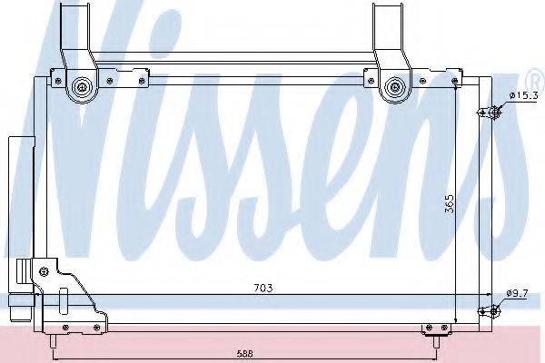 Конденсатор, кондиционер NISSENS 94735 Конденсатор, кондиционер NISSENS 94735