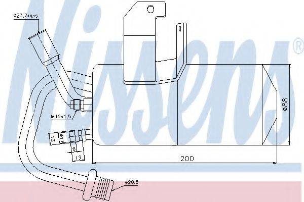 Осушитель, кондиционер NISSENS 95317 Осушитель, кондиционер NISSENS 95317