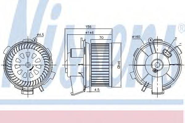Вентилятор салона NISSENS 87181