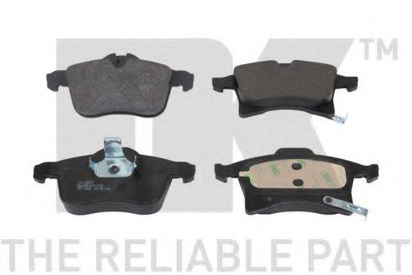 Комплект тормозных колодок, дисковый тормоз NK 223633