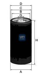 Масляный фильтр UFI 23.144.00 Масляный фильтр UFI 23.144.00