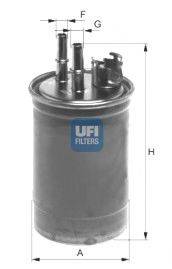 Топливный фильтр UFI 24.409.00 Топливный фильтр UFI 24.409.00