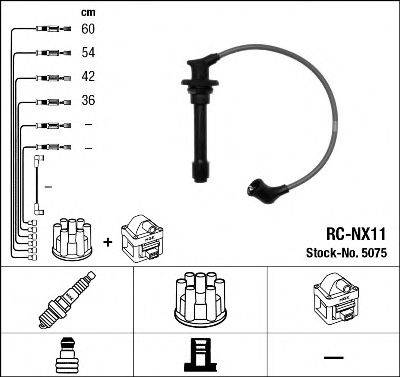 Комплект проводов зажигания NGK 5075 Комплект проводов зажигания NGK 5075