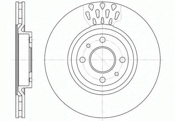 Тормозной диск ROADHOUSE 6315.10 Тормозной диск ROADHOUSE 6315.10