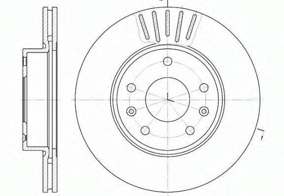 Тормозной диск ROADHOUSE 6670.10 Тормозной диск ROADHOUSE 6670.10