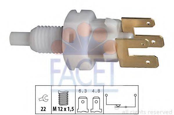 Выключатель фонаря сигнала торможения FACET 7.1083