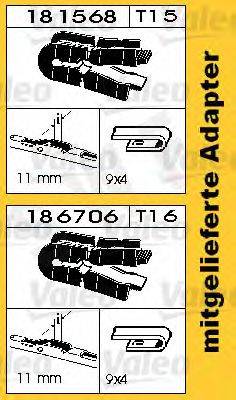 Щетка стеклоочистителя SWF 116191 Щетка стеклоочистителя SWF 116191