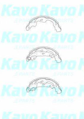 Комплект тормозных колодок KAVO PARTS BS-9933 Комплект тормозных колодок KAVO PARTS BS-9933
