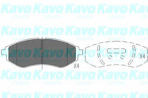 Комплект тормозных колодок, дисковый тормоз KAVO PARTS KBP-1003 Комплект тормозных колодок, дисковый тормоз KAVO PARTS KBP-1003