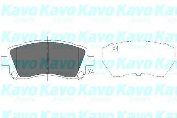 Комплект тормозных колодок, дисковый тормоз KAVO PARTS KBP-8001 Комплект тормозных колодок, дисковый тормоз KAVO PARTS KBP-8001
