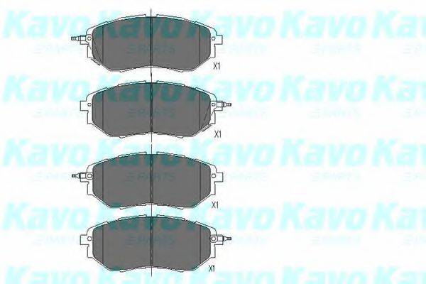 Комплект тормозных колодок, дисковый тормоз KAVO PARTS KBP-8020 Комплект тормозных колодок, дисковый тормоз KAVO PARTS KBP-8020