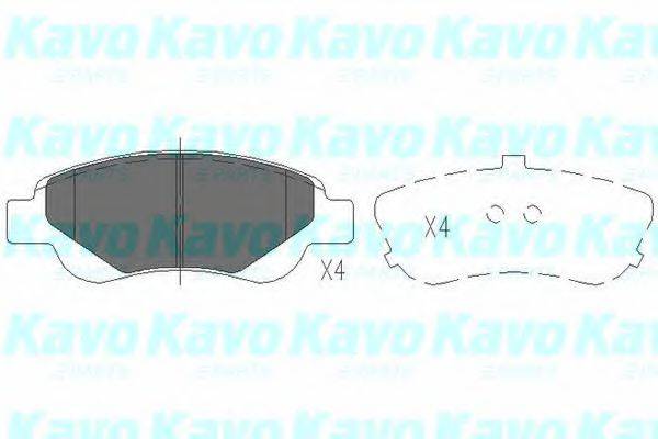 Комплект тормозных колодок, дисковый тормоз KAVO PARTS KBP-9024 Комплект тормозных колодок, дисковый тормоз KAVO PARTS KBP-9024