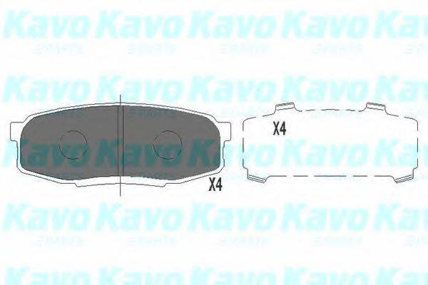 Комплект тормозных колодок, дисковый тормоз KAVO PARTS KBP-9099 Комплект тормозных колодок, дисковый тормоз KAVO PARTS KBP-9099