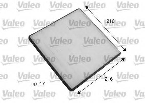 Фильтр, воздух во внутренном пространстве VALEO 698796
