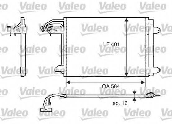 Конденсатор, кондиционер VALEO 817777 Конденсатор, кондиционер VALEO 817777
