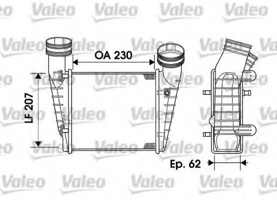 Интеркулер VALEO 817938 Интеркулер VALEO 817938
