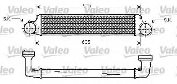 Интеркулер VALEO 818715 Интеркулер VALEO 818715