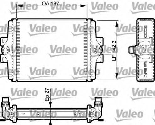 Радиатор, охлаждение двигателя VALEO 735467 Радиатор, охлаждение двигателя VALEO 735467