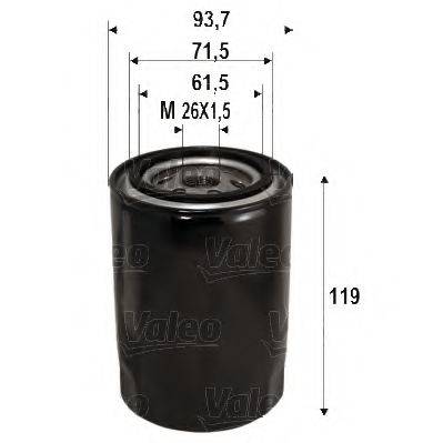 Масляный фильтр VALEO 586090