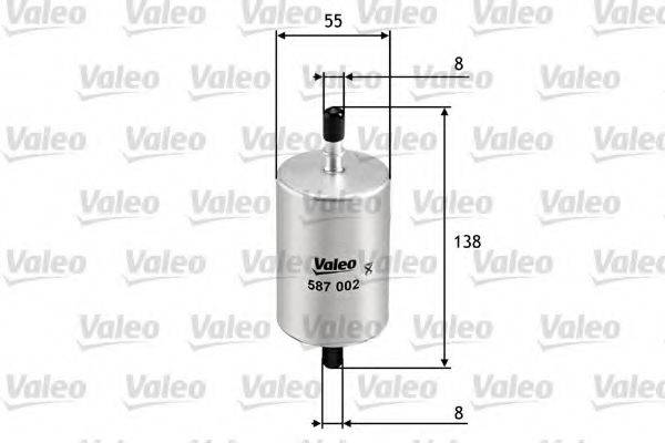 Топливный фильтр VALEO 587002 Топливный фильтр VALEO 587002