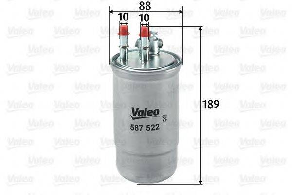 Топливный фильтр VALEO 587522 Топливный фильтр VALEO 587522