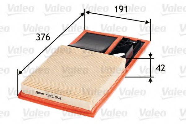 Воздушный фильтр VALEO 585154 Воздушный фильтр VALEO 585154