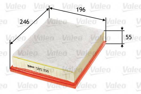 Воздушный фильтр VALEO 585158
