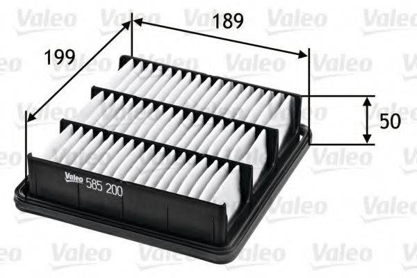 Воздушный фильтр VALEO 585200