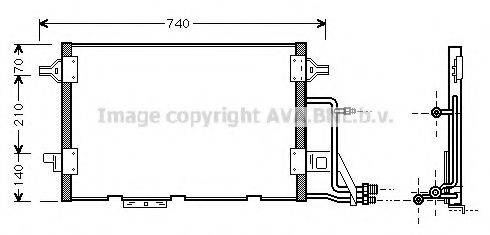Конденсатор, кондиционер AVA QUALITY COOLING AI5137 Конденсатор, кондиционер AVA QUALITY COOLING AI5137