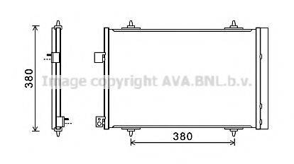 Конденсатор, кондиционер AVA QUALITY COOLING CNA5274D Конденсатор, кондиционер AVA QUALITY COOLING CNA5274D
