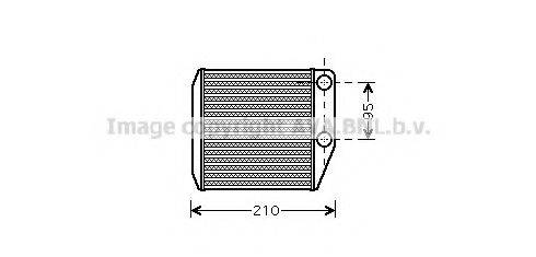 Теплообменник, отопление салона AVA QUALITY COOLING FTA6313 Теплообменник, отопление салона AVA QUALITY COOLING FTA6313
