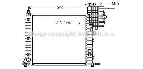 Радиатор, охлаждение двигателя AVA QUALITY COOLING MSA2264 Радиатор, охлаждение двигателя AVA QUALITY COOLING MSA2264