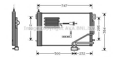 Конденсатор, кондиционер AVA QUALITY COOLING MSA5298D Конденсатор, кондиционер AVA QUALITY COOLING MSA5298D