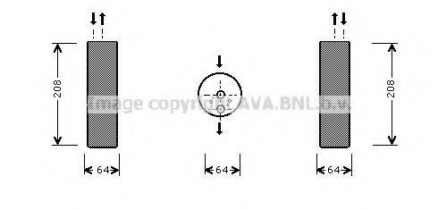 Осушитель, кондиционер AVA QUALITY COOLING MSD053 Осушитель, кондиционер AVA QUALITY COOLING MSD053