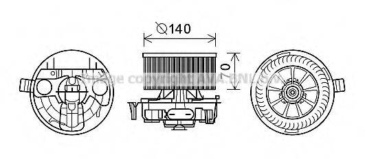 Электродвигатель, вентиляция салона AVA QUALITY COOLING RT8574 Электродвигатель, вентиляция салона AVA QUALITY COOLING RT8574