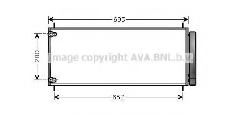 Конденсатор, кондиционер AVA QUALITY COOLING TO5406D