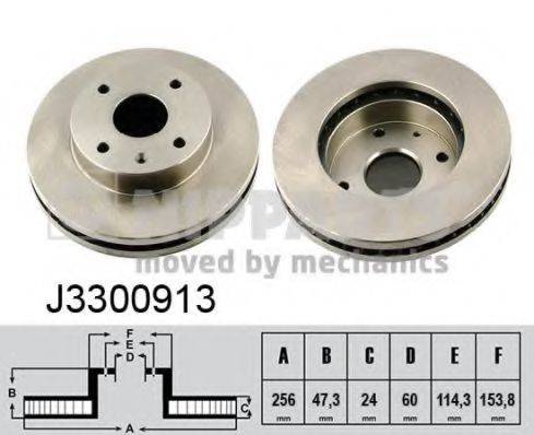 Тормозной диск NIPPARTS J3300913 Тормозной диск NIPPARTS J3300913