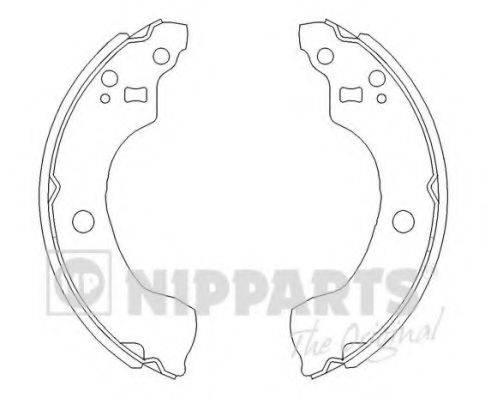 Комплект тормозных колодок NIPPARTS J3501053